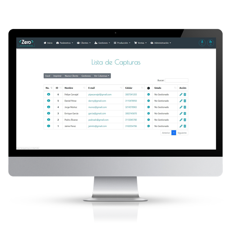 Zero G Tu Software de gestion